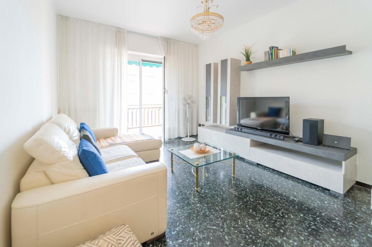 193 - Casa Via Della Chiusa - Centralissimo E Vicino Alla Baia Del Silenzio, Spiaggia E Mare 150M - Parcheggio Gratis Incluso E Aria Condizionata 东塞斯特里 外观 照片